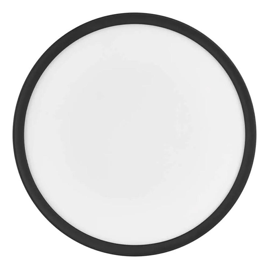 Стельовий LED світильник FLORI LED/18W/230V 4000K чорний діаметр 29 см