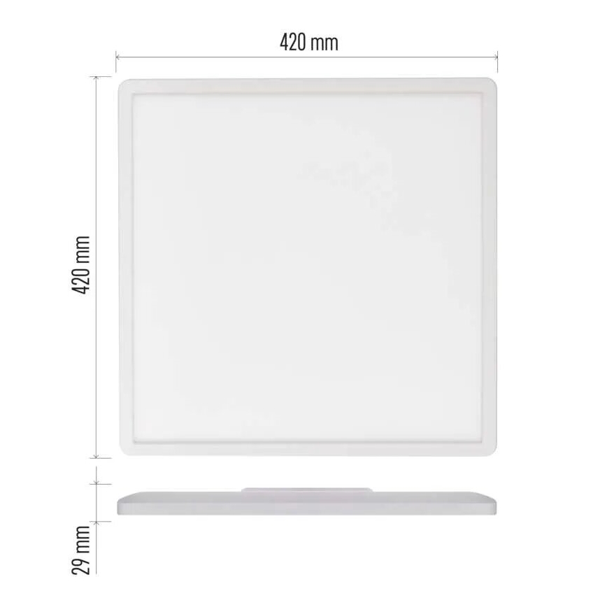Стельовий LED світильник FLORI LED/22W/230V 4000K білий 42x42 см
