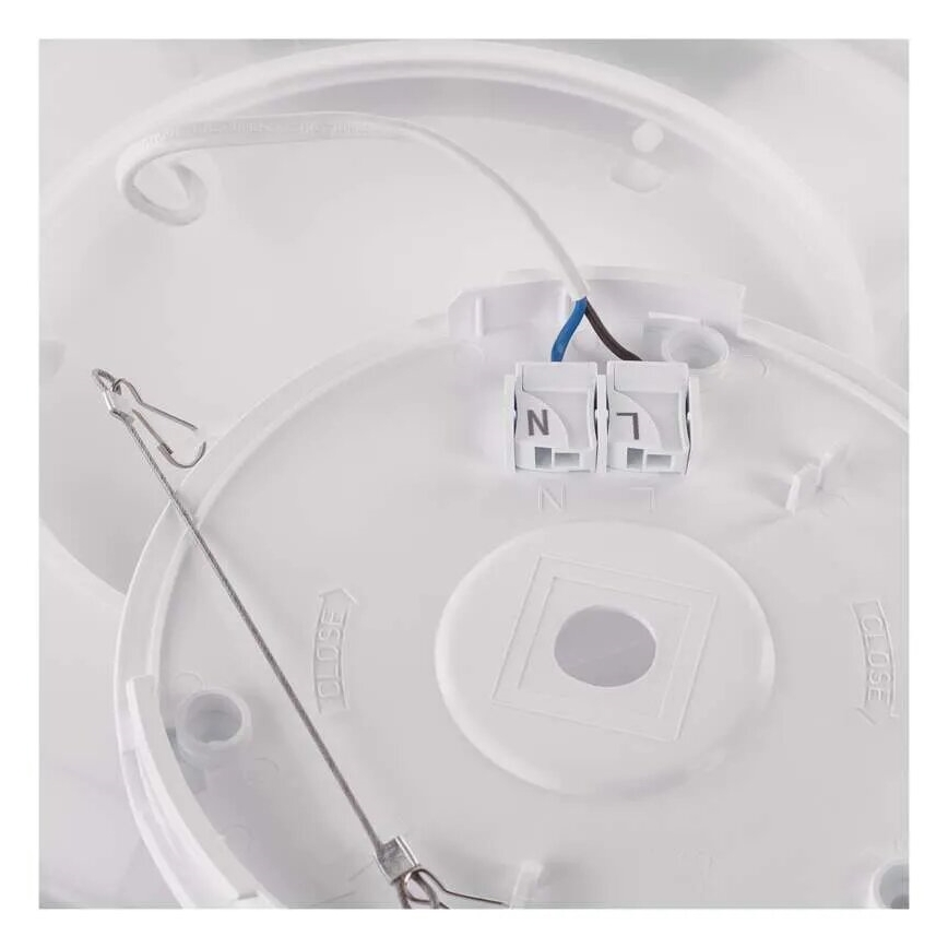 Стельовий LED світильник FLORI LED/22W/230V 4000K чорний діаметр 42 см