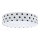 Стельовий LED світильник GALAXY KIDS LED/24W/230V горошок білий/чорний