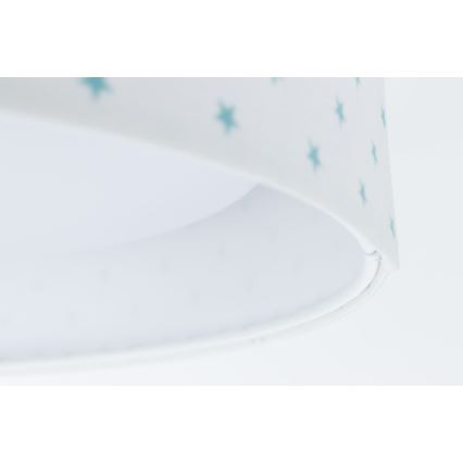Стельовий LED світильник GALAXY KIDS LED/24W/230V зірочки білий/бірюзовий