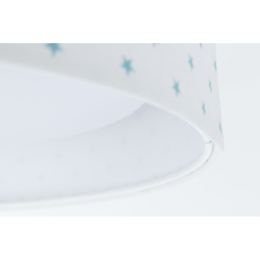 Стельовий LED світильник GALAXY KIDS LED/24W/230V зірочки білий/бірюзовий
