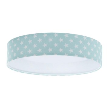 Стельовий LED світильник GALAXY KIDS LED/24W/230V зірочки зелений/білий