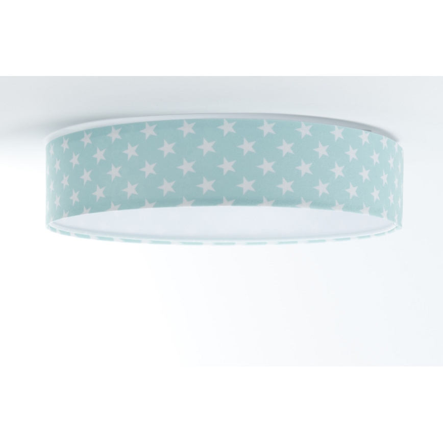 Стельовий LED світильник GALAXY KIDS LED/24W/230V зірочки зелений/білий