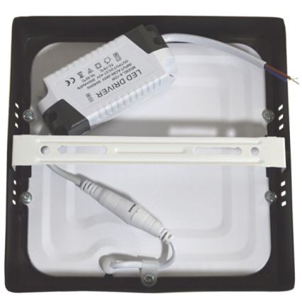 Стельовий LED світильник GERRY LED/12W/230V 4000K чорний
