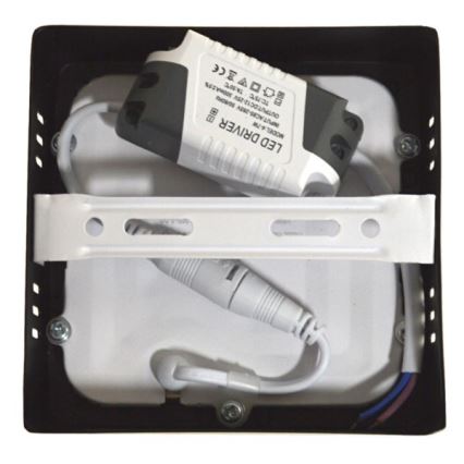 Стельовий LED світильник GERRY LED/6W/230V 4000K чорний