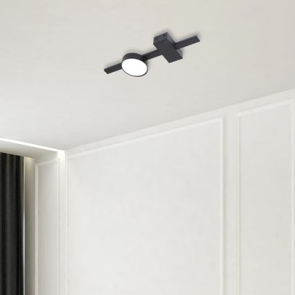 Стельовий LED світильник JOY 1xGX53/6W/230V чорний