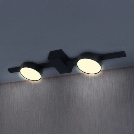 Стельовий LED світильник JOY 2xGX53/6W/230V чорний