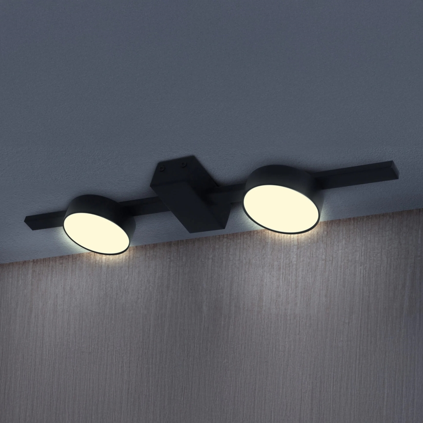 Стельовий LED світильник JOY 2xGX53/6W/230V чорний