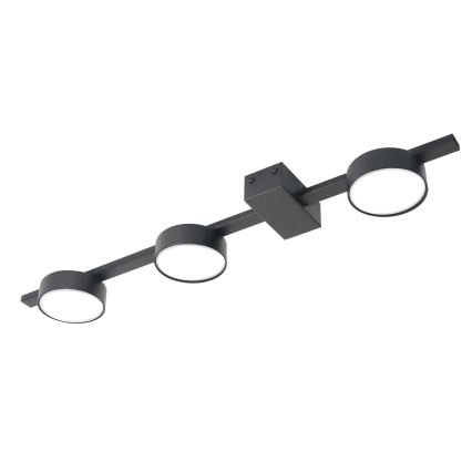 Стельовий LED світильник JOY 3xGX53/6W/230V чорний