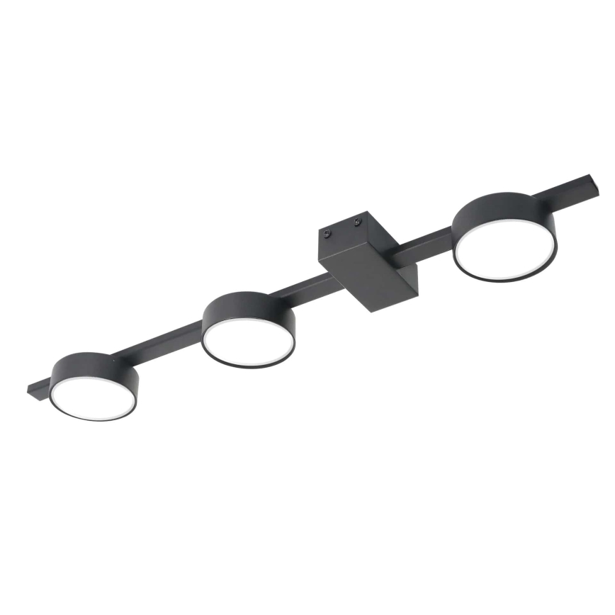 Стельовий LED світильник JOY 3xGX53/6W/230V чорний