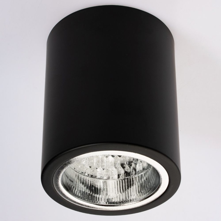 Стельовий LED світильник JUPITER 1xE27/6W/230V 120x98 mm чорний