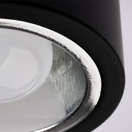 Стельовий LED світильник JUPITER 1xE27/6W/230V 120x98 mm чорний