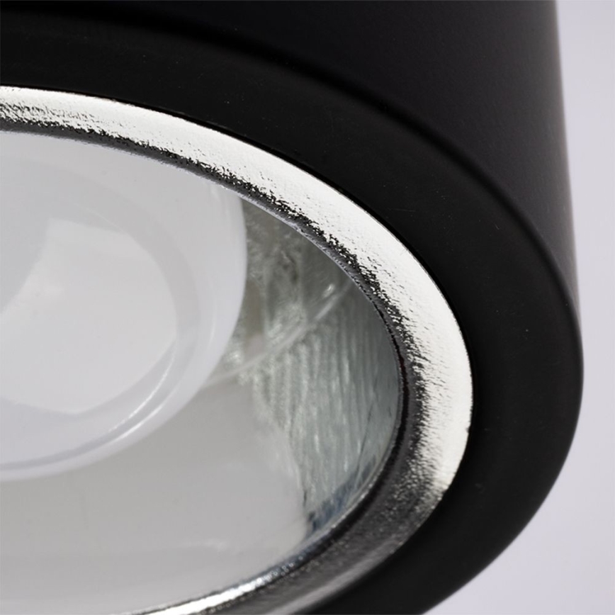 Стельовий LED світильник JUPITER 1xE27/6W/230V 120x98 mm чорний
