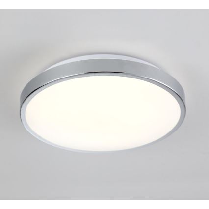 Стельовий LED світильник KERN LED/15W/230V діаметр 30 см глянцевий хром