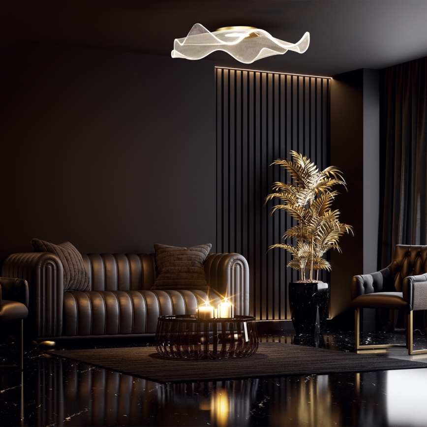 Стельовий LED світильник LARGO LED/16W/230V золотий