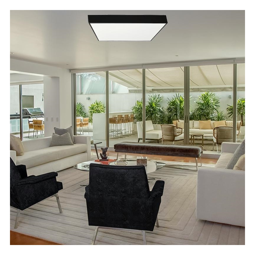 Стельовий LED світильник LED/110W/230V 4000K 80x80 см