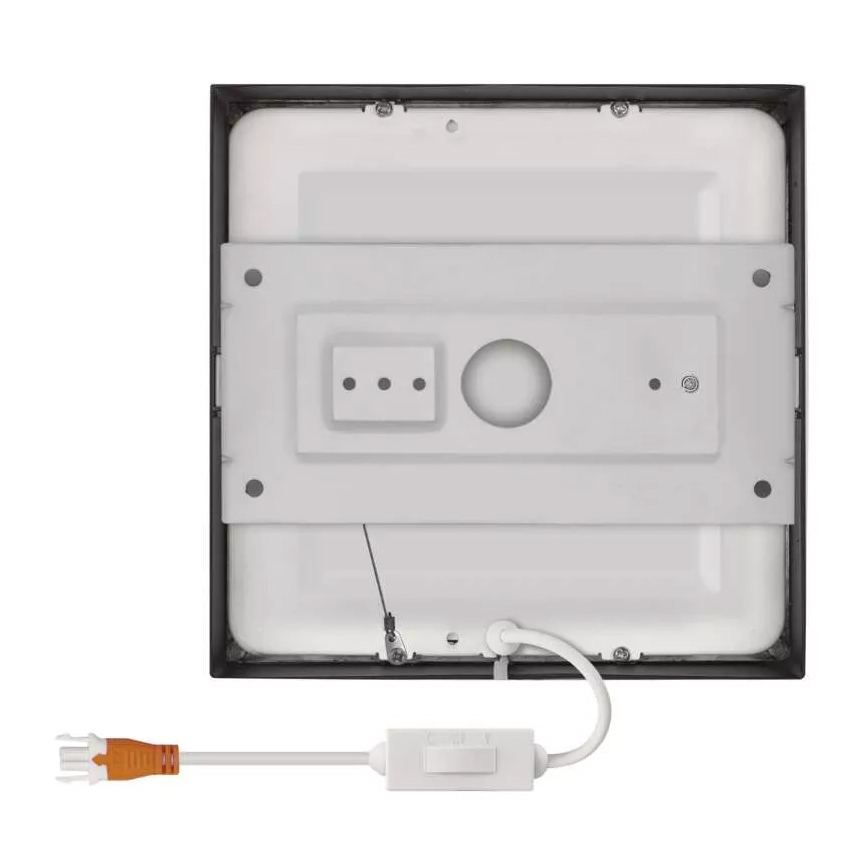 Стельовий LED світильник NEXXO LED/12,5W/230V 3000/3500/4000K 17x17 см чорний