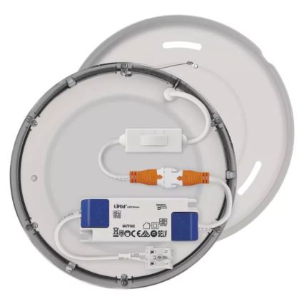 Стельовий LED світильник NEXXO LED/12,5W/230V 3000/3500/4000K діаметр 17 см матовий хром
