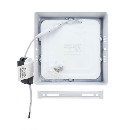 Стельовий LED світильник LED/12W/230V 2700K 16,3x16,3 см білий