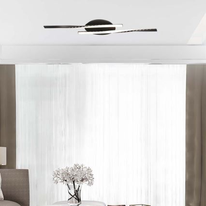 Стельовий LED світильник LED/12W/230V 3000K 94,5 см чорний