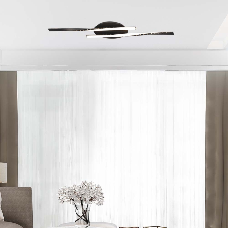 Стельовий LED світильник LED/12W/230V 3000K 94,5 см чорний