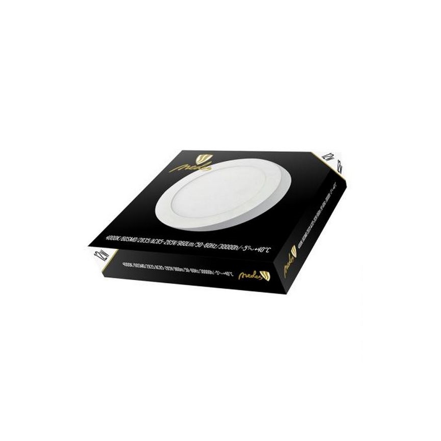 Стельовий LED світильник LED/12W/230V 4000K діаметр 17,2 см