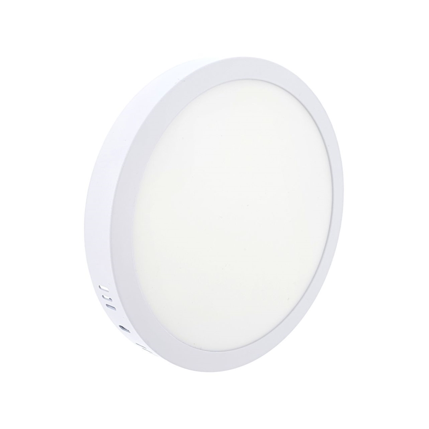 Стельовий LED світильник LED/18W/230V 4200K діаметр 21 см білий