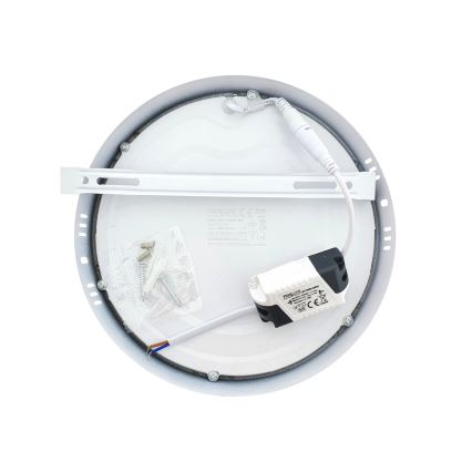 Стельовий LED світильник LED/18W/230V 4200K діаметр 21 см білий