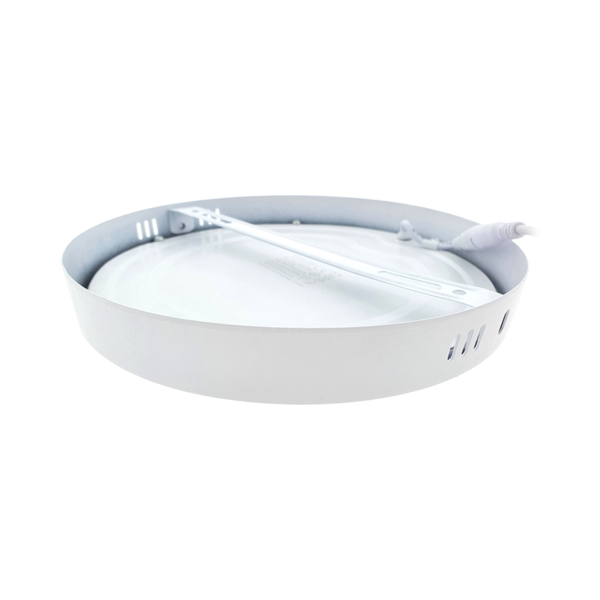 Стельовий LED світильник LED/18W/230V 4200K діаметр 21 см білий