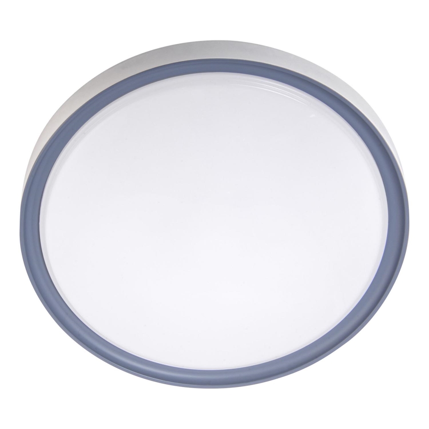 Стельовий LED світильник LED/18W/230V діаметр 30 см білий/сірий