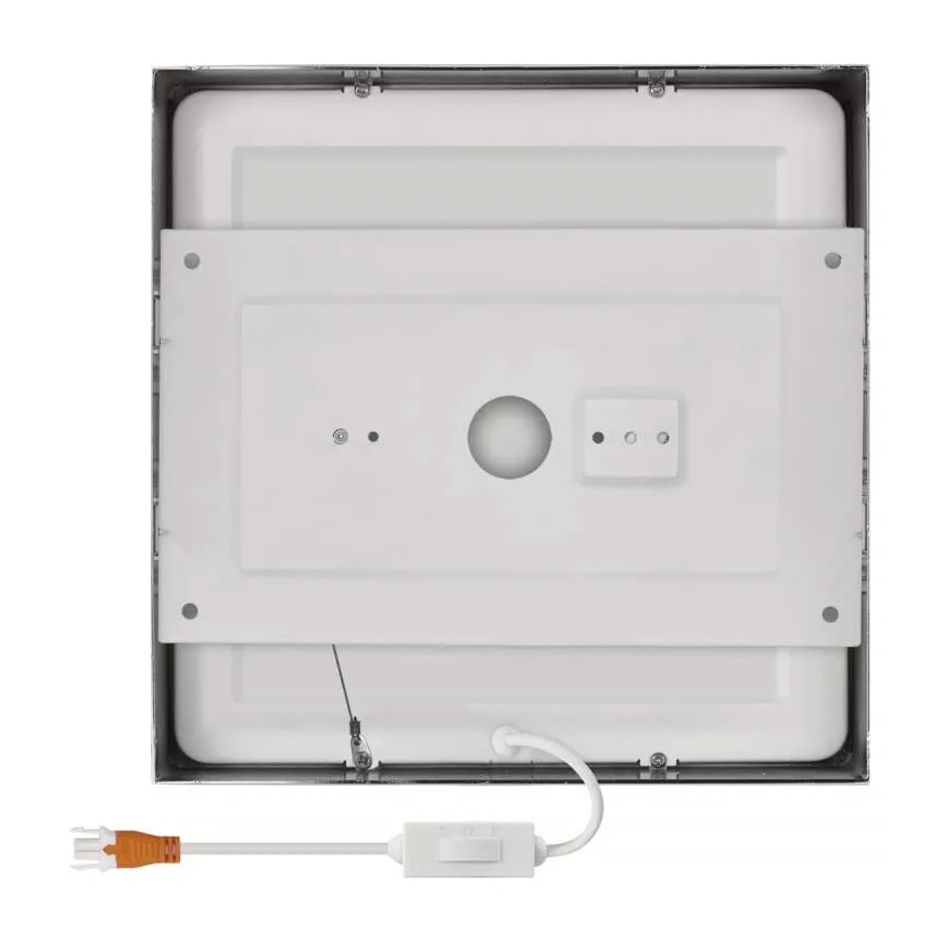 Стельовий LED світильник NEXXO LED/21W/230 3000/3500/4000K 22,5x22,5 см матовий хром
