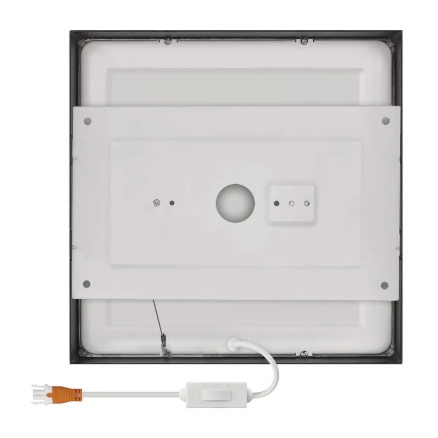 Стельовий LED світильник NEXXO LED/21W/230V 3000/3500/4000K 22,5x22,5 см чорний