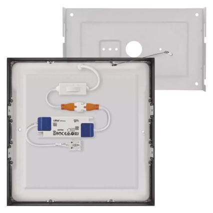 Стельовий LED світильник NEXXO LED/21W/230V 3000/3500/4000K 22,5x22,5 см чорний