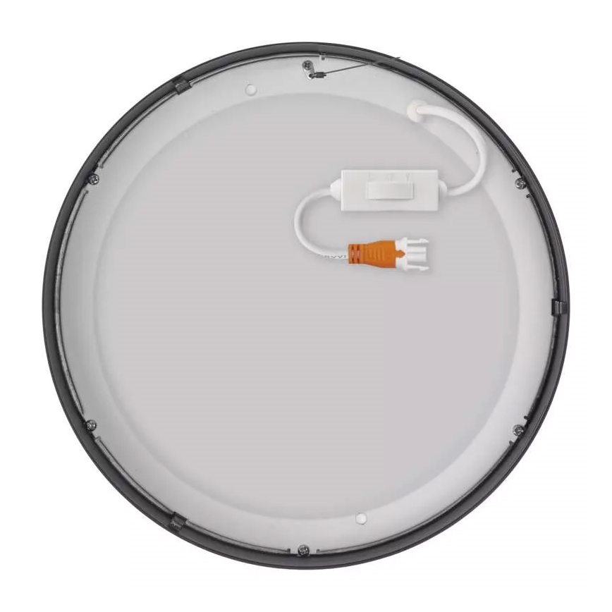 Стельовий LED світильник NEXXO LED/21W/230V 3000/3500/4000K діаметр 22,5 см чорний