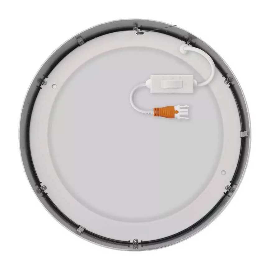 Стельовий LED світильник NEXXO LED/21W/230V 3000/3500/4000K діаметр 22,5 см глянцевий хром