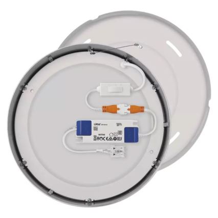 Стельовий LED світильник NEXXO LED/21W/230V 3000/3500/4000K діаметр 22,5 см глянцевий хром
