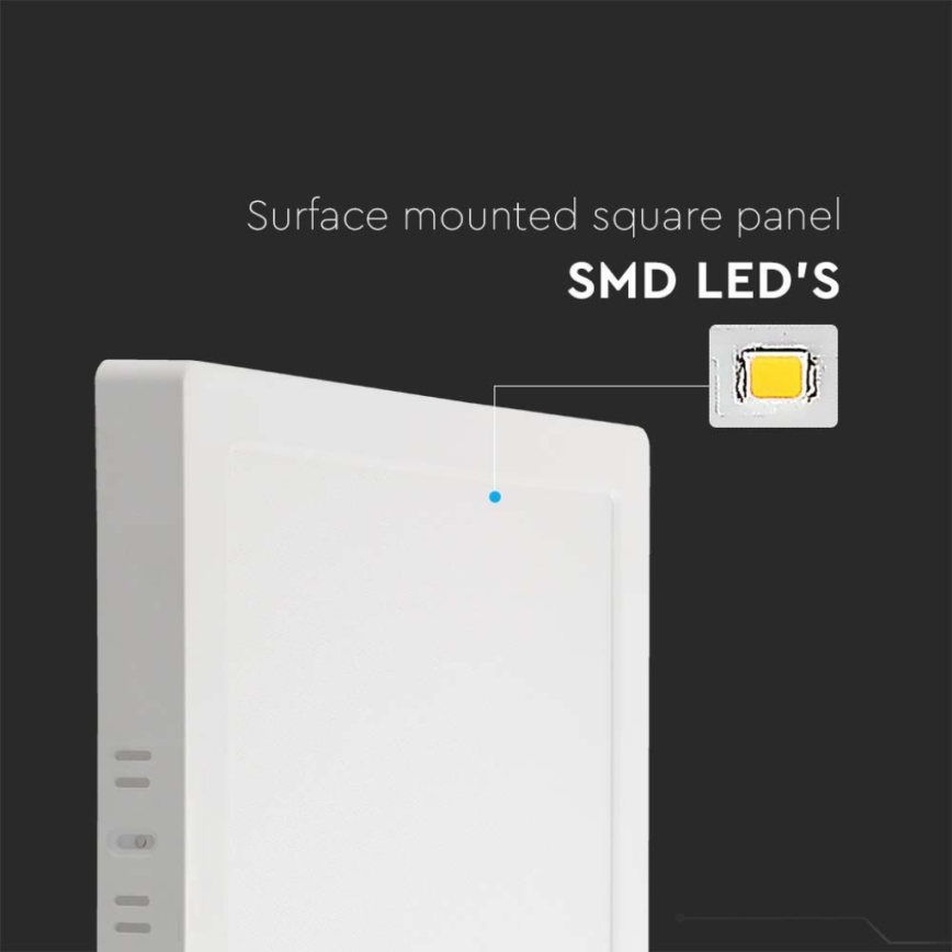 Стельовий LED світильник LED/24W/230V 3000K 28,7x28,7 см білий