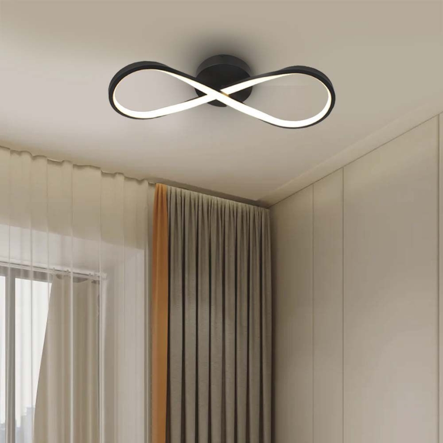 Стельовий LED світильник LED/24W/230V 3000K чорний