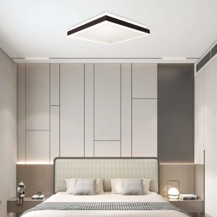 Стельовий LED світильник LED/24W/230V 4000K 45x45 см чорний