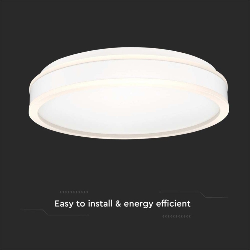 Стельовий LED світильник LED/24W/230V 4000K білий