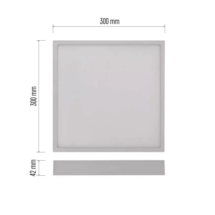 Стельовий LED світильник NEXXO LED/28,5W/230V 3000/3500/4000K 30x30 см білий