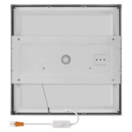 Стельовий LED світильник NEXXO LED/28,5W/230V 3000/3500/4000K 30x30 см матовий хром