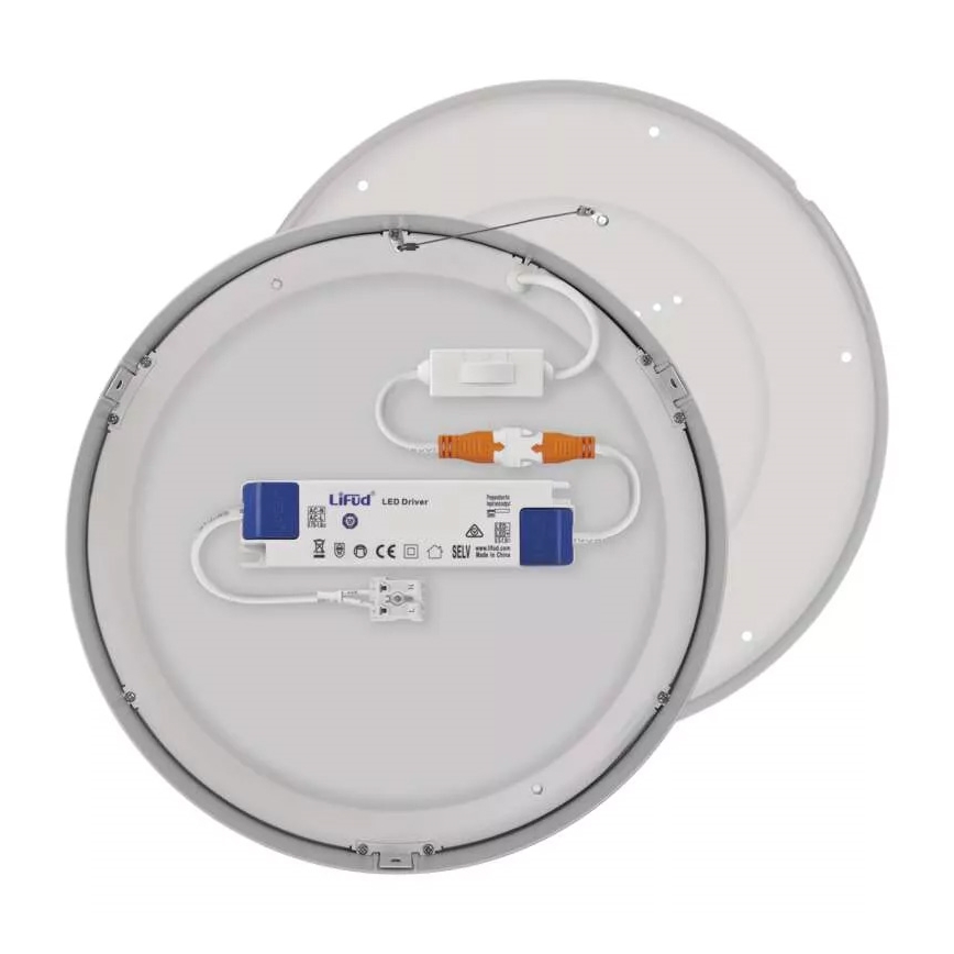 Стельовий LED світильник NEXXO LED/28,5W/230V 3000/3500/4000K діаметр 30 см білий