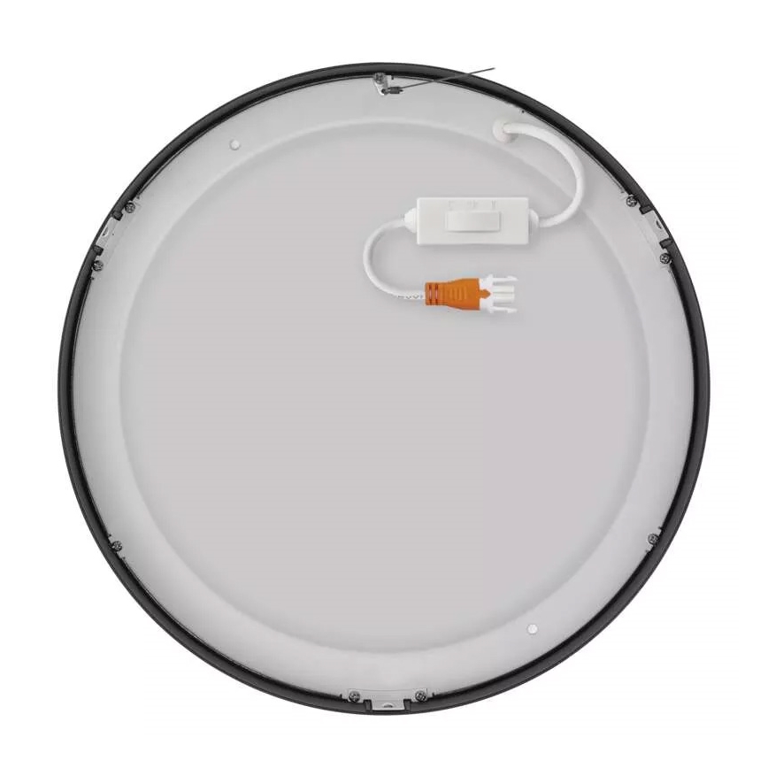 Стельовий LED світильник NEXXO LED/28,5W/230V 3000/3500/4000K діаметр 30 см чорний