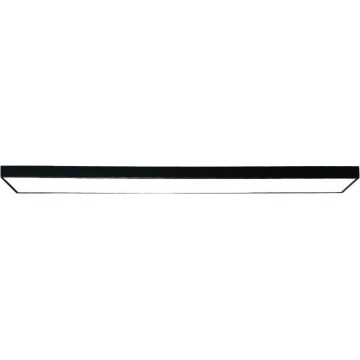 Стельовий LED світильник LED/32W/230V 4000K 120x13 см чорний