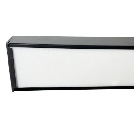 Стельовий LED світильник LED/32W/230V 4000K 120x7 см чорний