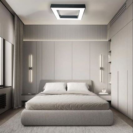 Стельовий LED світильник LED/55W/230V 4000K 80x80 см