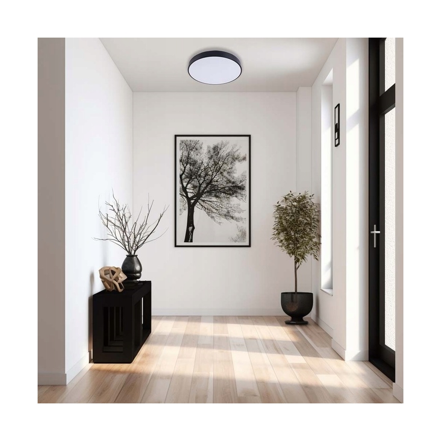 Стельовий LED світильник LED/60W/230V 4000K діаметр 60 см чорний