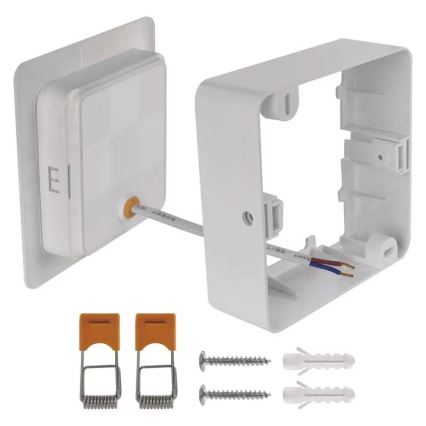 Стельовий LED світильник LED/9W/230V 12x12 см білий
